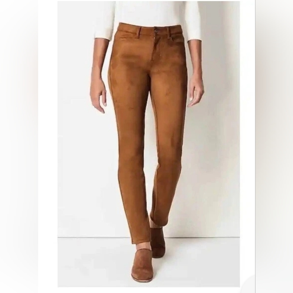 J. Jill Brown Suede Pants